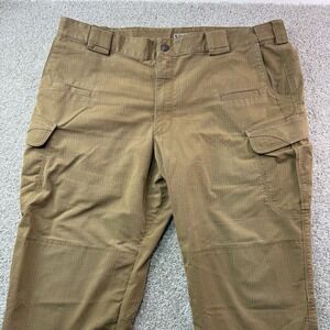 5.11 Tactical Men's Size 42x30 Cargo Comfort‎ Waist Brown Polyester